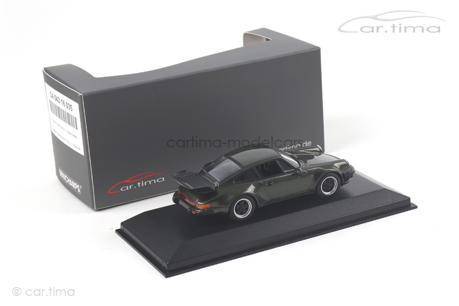 Porsche 911 (930) Turbo 3.3 Oakgrün met. Minichamps 1:43 CA04316035 Porsche 911 (930) Turbo 3.3 Oakgrün met. Minichamps 1:43 CA04316035