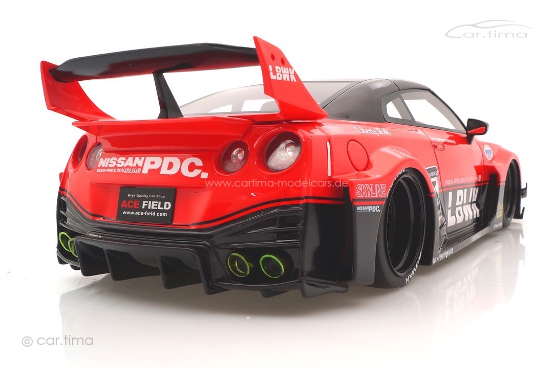 NISSAN 35GT-RR LB-Silhouette Works GT Ver.1 rot/schwarz TopSpeed 1:18 TS0354 NISSAN 35GT-RR LB-Silhouette Works GT Ver.1 rot/schwarz TopSpeed 1:18 TS0354