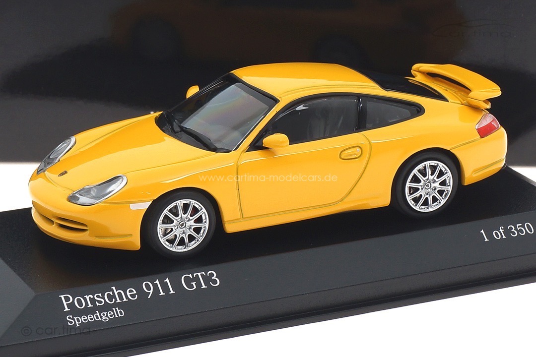 Porsche 911 (996) GT3 Speedgelb Minichamps 1:43 430068012 Porsche 911 (996) GT3 Speedgelb Minichamps 1:43 430068012