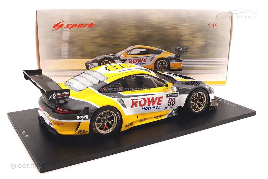 Porsche 911 GT3 R Winner 24h Spa 2020 Bamber/Tandy/Vanthoor Spark 1:18 18SB016
