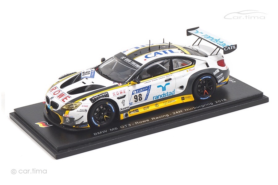 BMW M6 GT3 24h Nürburgring 2018 Blomqvist/Catsburg/Westbrook Spark 1:43 SG420