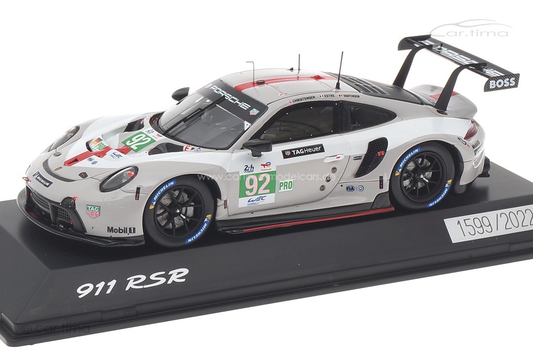 Porsche 911 RSR 24h Le Mans 2022 Christensen/Estre/Vanthoor Spark 1:43 WAP0209020RLEM Porsche 911 RSR 24h Le Mans 2022 Christensen/Estre/Vanthoor Spark 1:43 WAP0209020RLEM