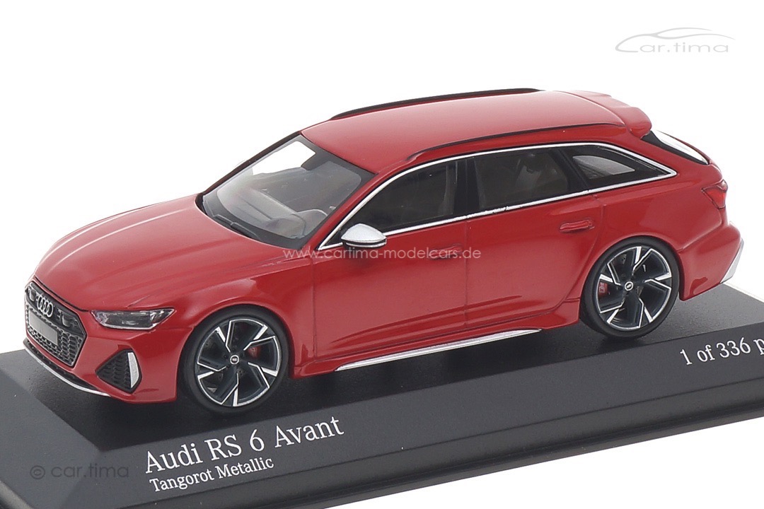 Audi RS6 Avant 2019 Tangorot met. Minichamps 1:43 410018010 Audi RS6 Avant 2019 Tangorot met. Minichamps 1:43 410018010