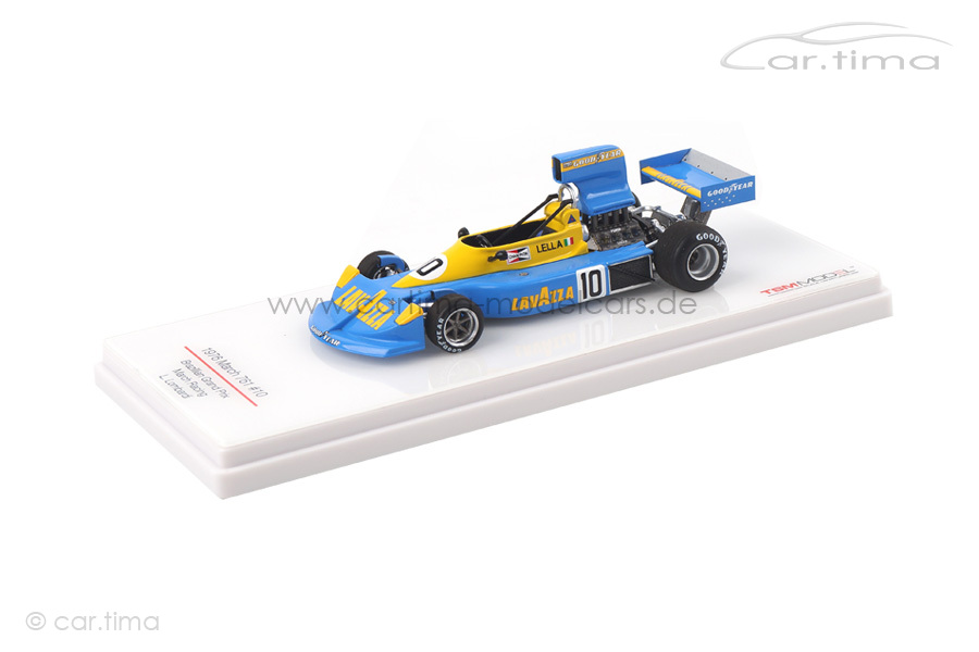 March 761 GP Brasilien 1976 Lella Lombardi TSM 1:43 TSM154330 March 761 GP Brasilien 1976 Lella Lombardi TSM 1:43 TSM154330