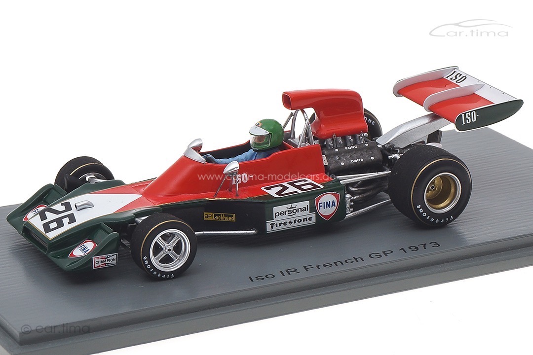 Iso IR GP Frankreich 1973 Henri Pescarolo Spark 1:43 S7571 Iso IR GP Frankreich 1973 Henri Pescarolo Spark 1:43 S7571