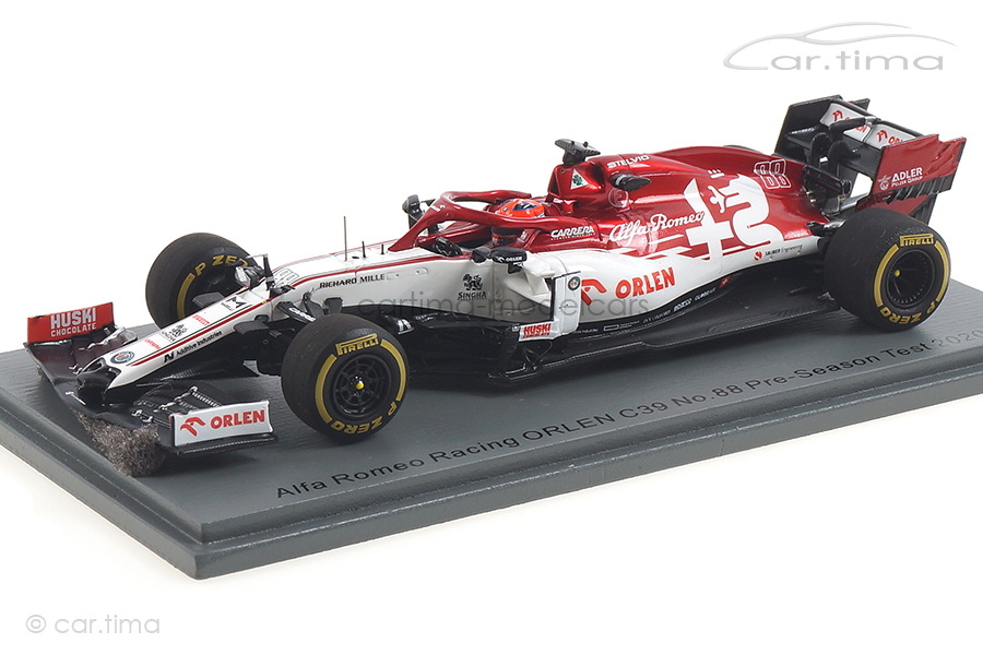 Alfa Romeo Racing Orlen C39 Pre-Test Formula One 2020 Robert Kubica Spark 1:43 S6454 Alfa Romeo Racing Orlen C39 Pre-Test Formula One 2020 Robert Kubica Spark 1:43 S6454