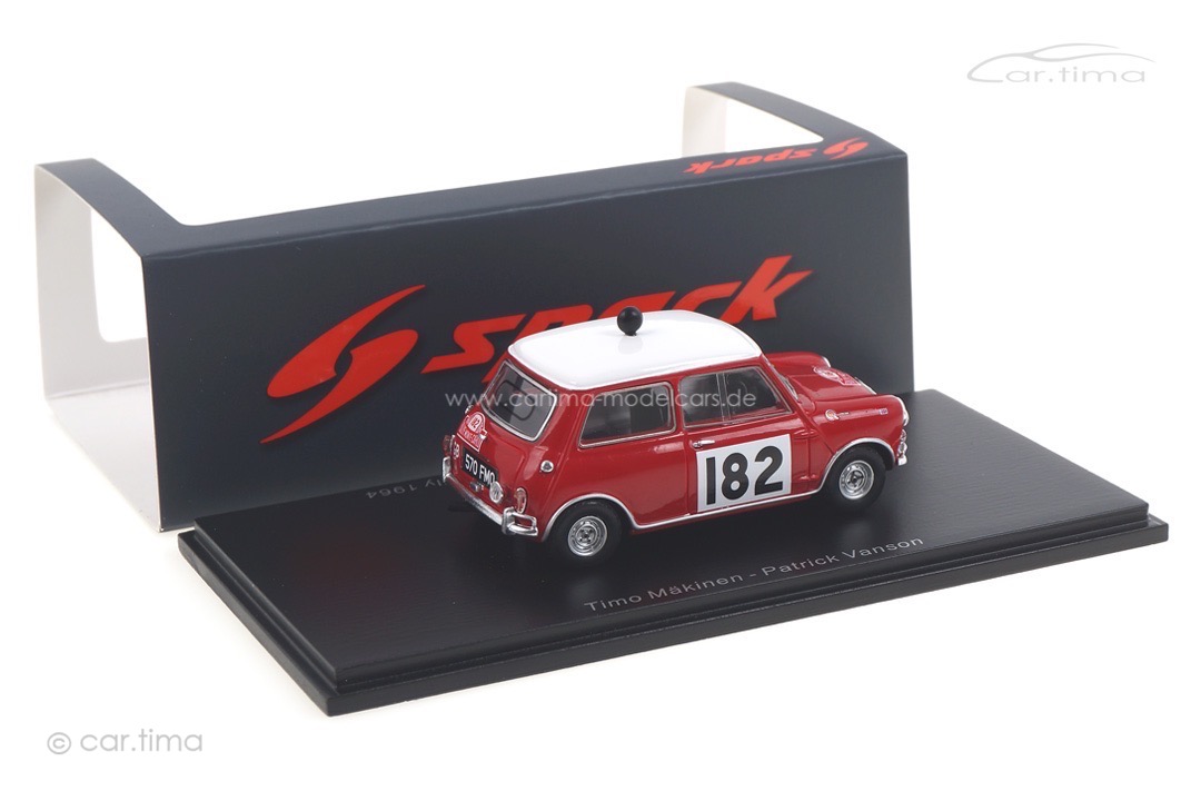 Morris Cooper S Rallye Monte Carlo 1964 Mäkinen/Vanson Spark 1:43 S1191 Morris Cooper S Rallye Monte Carlo 1964 Mäkinen/Vanson Spark 1:43 S1191