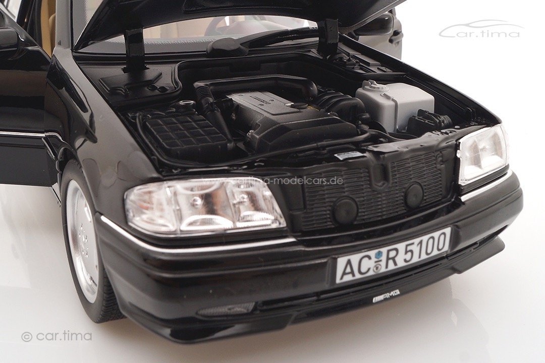 Mercedes-Benz C63 AMG W202 Limousine schwarz met. Norev 1:18 183381