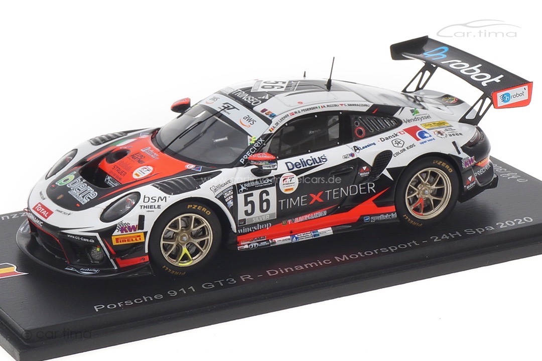 Porsche 911 GT3 R 24h Spa 2020 De Leener/Pedersen/Rizzoli Spark 1:43 SB406
