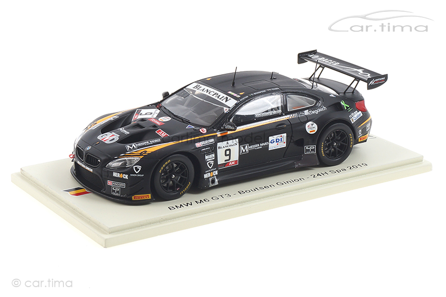 BMW M6 GT3 24h Spa 2019 Bonafede/Maris/Ojjeh/Rostan Spark 1:43 SB273