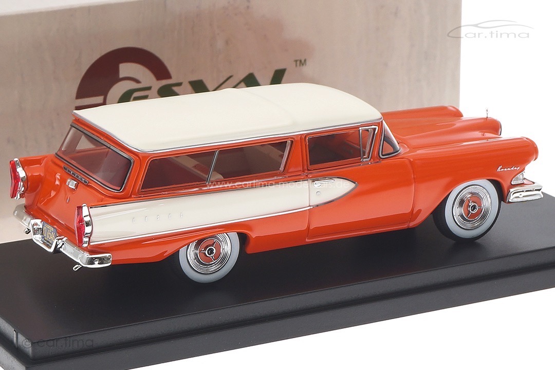 Edsel Roundup 2-türig Kombi rot/weiß 1958 Esval 1:43 EMUS43086B Edsel Roundup 2-türig Kombi rot/weiß 1958 Esval 1:43 EMUS43086B