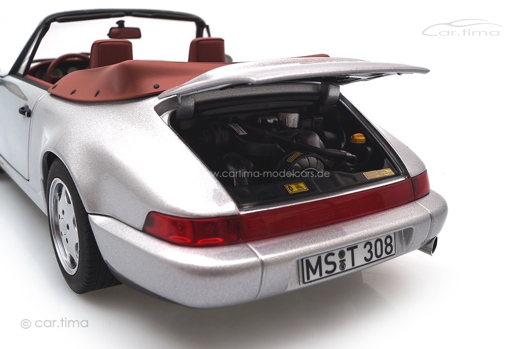 Porsche 911 (964) Carrera 2 Cabriolet 1990 silber Norev 1:18 187330 Porsche 911 (964) Carrera 2 Cabriolet 1990 silber Norev 1:18 187330