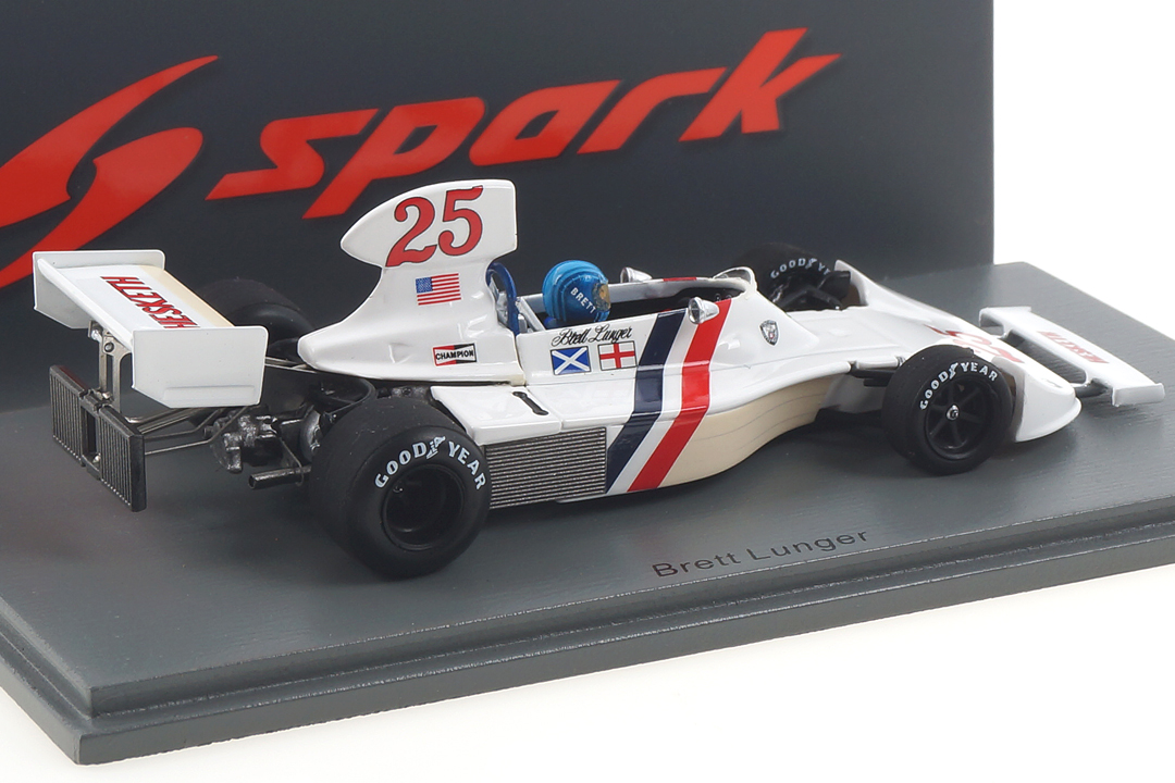Hesketh 308 GP USA 1975 Brett Lunger Spark 1:43 S2468 Hesketh 308 GP USA 1975 Brett Lunger Spark 1:43 S2468