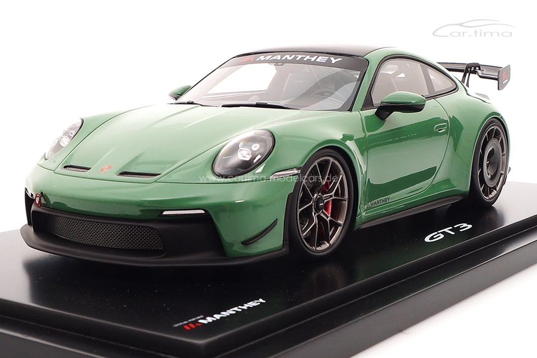 Porsche 911 (992) GT3 Manthey Kit Auratiumgrün Spark 1:18 WAP0213030TGT3