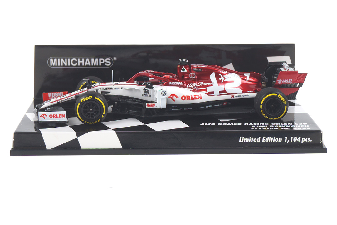 Alfa Romeo Racing Orlen C39 Styrian GP 2020 K. Raikkonen Minichamps 1:43 417200207
