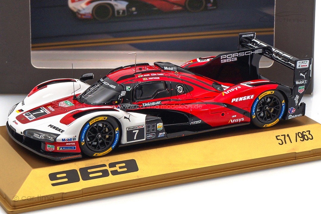 Porsche 963 Winner 24h Daytona 2025 Nasr/Tandy/Vanthoor Spark 1:43 WAP0200890T963