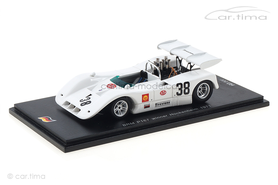 BRM P167 Winner Interserie Hockenheim 1971 Brian Redman Spark 1:43 SG389