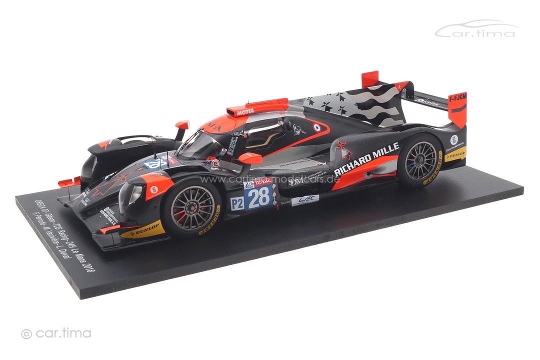 Oreca 07-Gibson 24h Le Mans 2018 Duval/Perrodo/Vaxiviére Spark 1:18 18S400 Oreca 07-Gibson 24h Le Mans 2018 Duval/Perrodo/Vaxiviére Spark 1:18 18S400