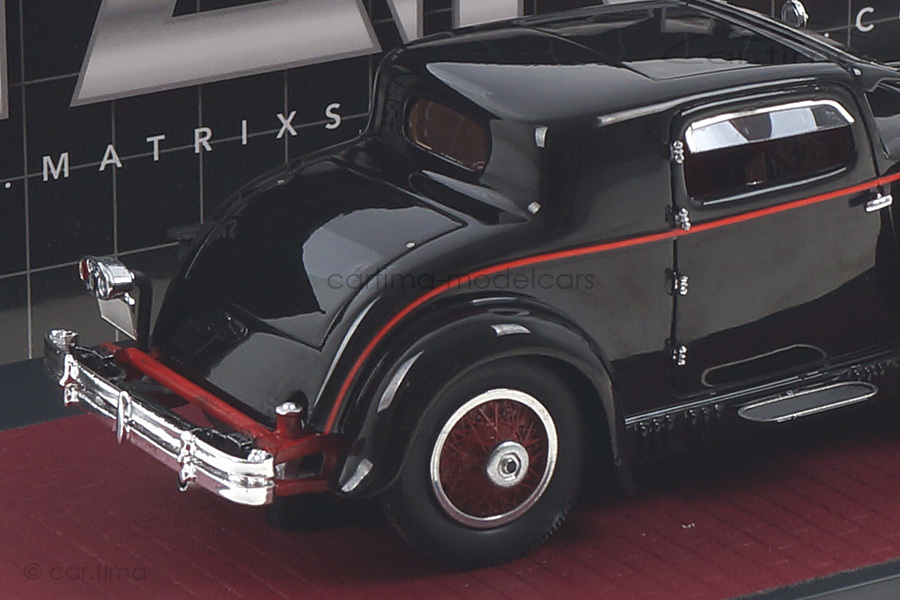 Stutz Model M Supercharged Lancefield Coupe schwarz Matrix 1:43 MX41804-051
