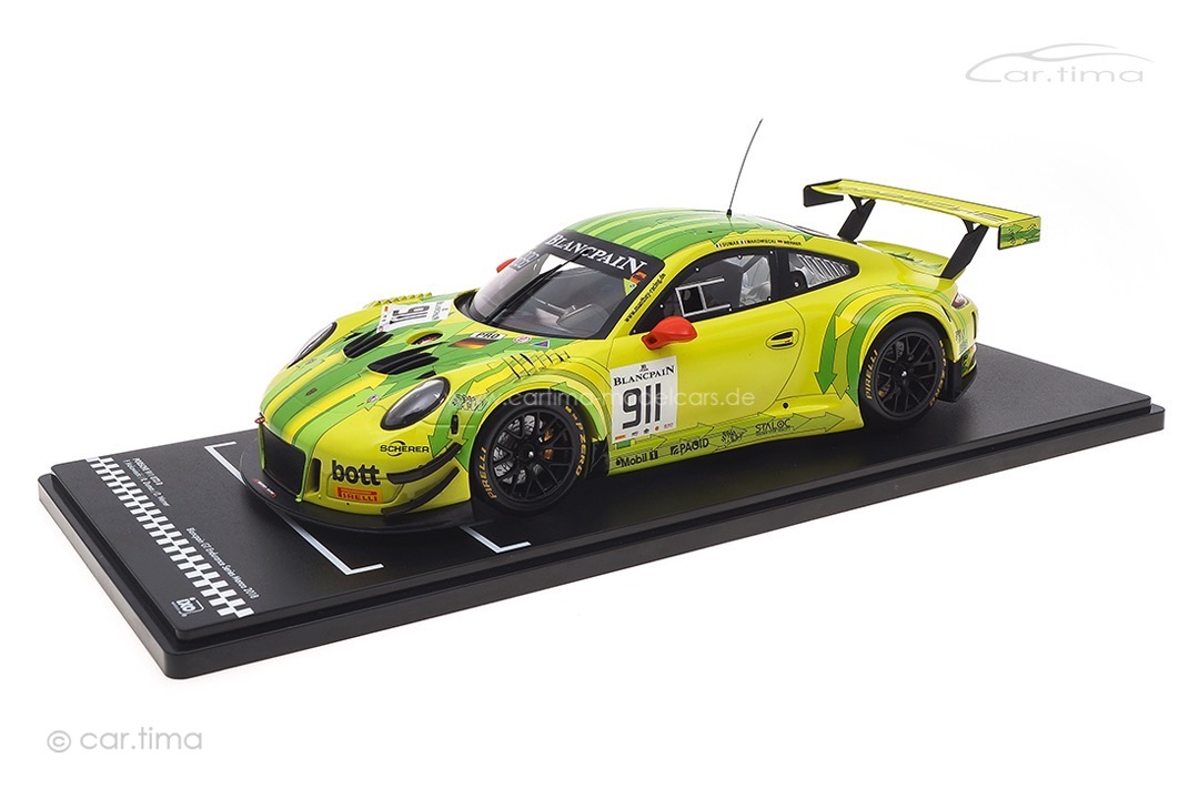 Porsche 911 (991 II) GT3 R Blancpain GT 2018 Makowiecki/Dumas/Werner 1:18 IXO Models