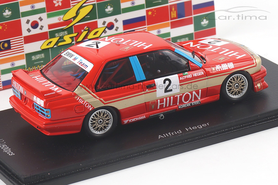 BMW M3 Winner Macau 1988 Altfrid Heger Spark 1:43 SA035 BMW M3 Winner Macau 1988 Altfrid Heger Spark 1:43 SA035