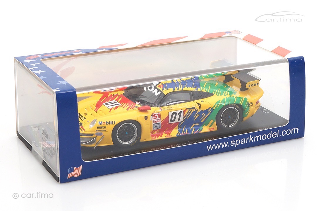 Porsche 911 GT1 Winner Las Vegas 1997 McNish/Pilgrim Spark 1:43 US211