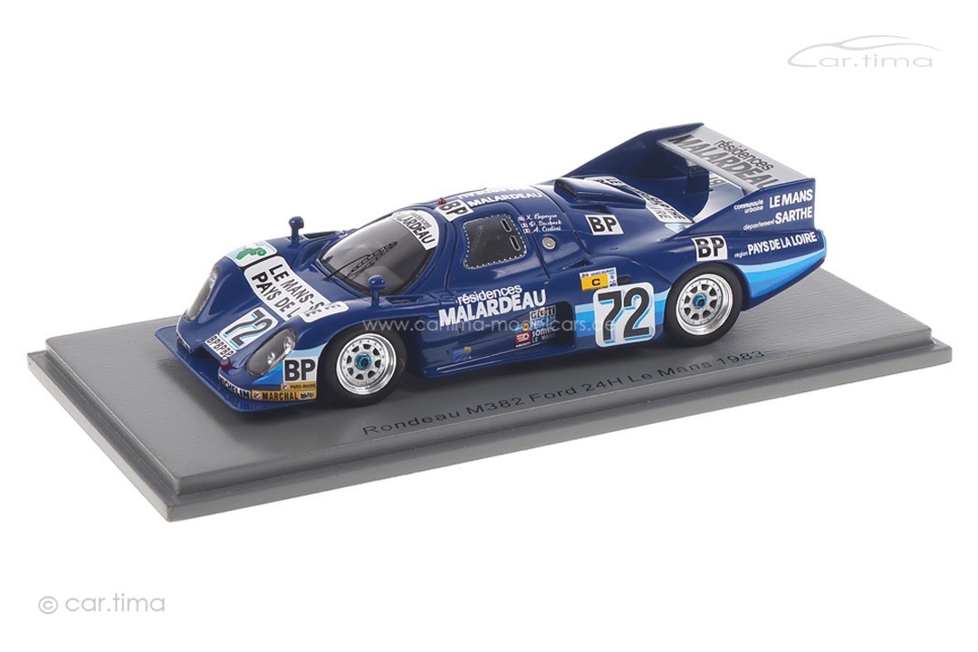 Rondeau M382 Ford 24h Le Mans 1983 Cudini/Lapeyre/Snobeck Spark 1:43 S2285 Rondeau M382 Ford 24h Le Mans 1983 Cudini/Lapeyre/Snobeck Spark 1:43 S2285