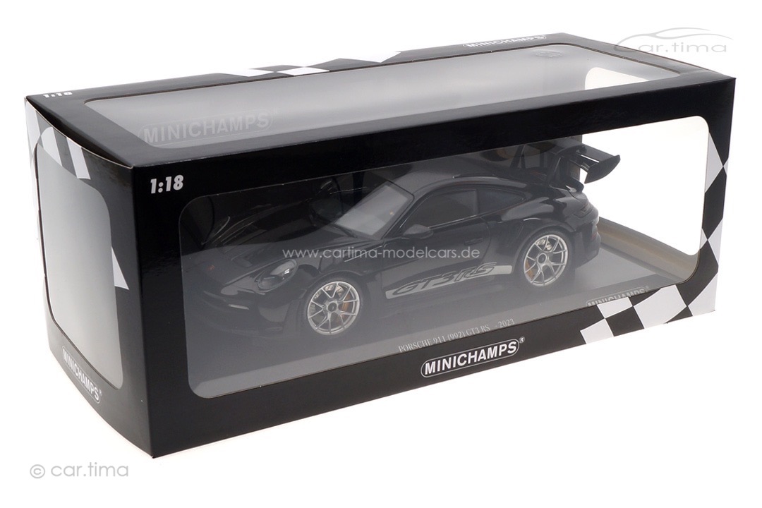 Porsche 911 (992) GT3 RS Schwarz Minichamps 1:18 155062231 Porsche 911 (992) GT3 RS Schwarz Minichamps 1:18 155062231