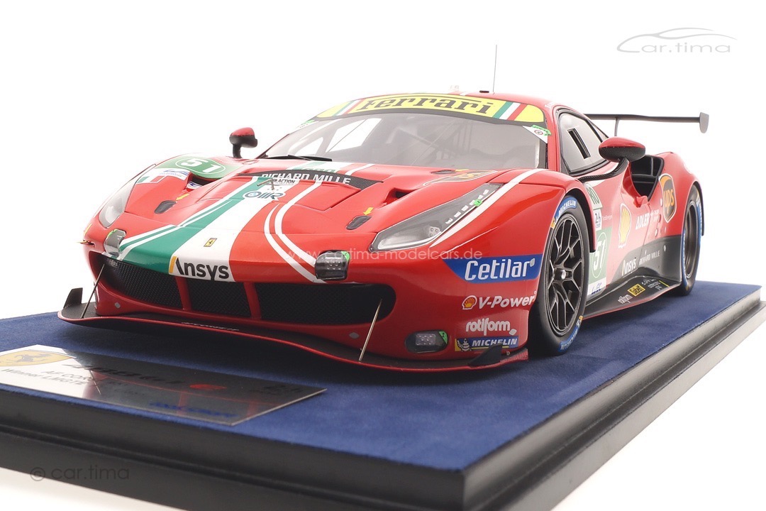 Ferrari 488 GTE Evo Winner LMGTE Pro 24h Le Mans 2021 Pier Guidi/Calado/Ledogar LookSmart 1:18