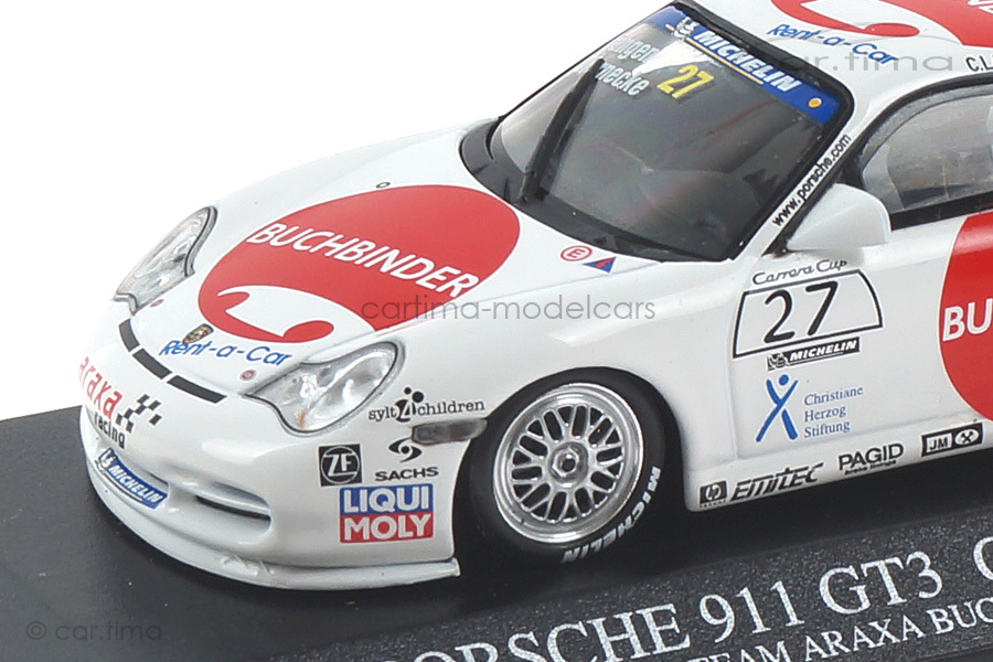Porsche 911 GT3 Cup Carrera Cup 2004 Araxa Buchbinder Racing Minichamps 1:43 400046227 Porsche 911 GT3 Cup Carrera Cup 2004 Araxa Buchbinder Racing Minichamps 1:43 400046227