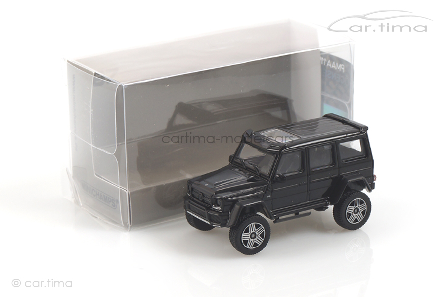 Brabus 4×4² Basis Mercedes-Benz G 500 4×4² schwarz Minichamps 1:87 870037204