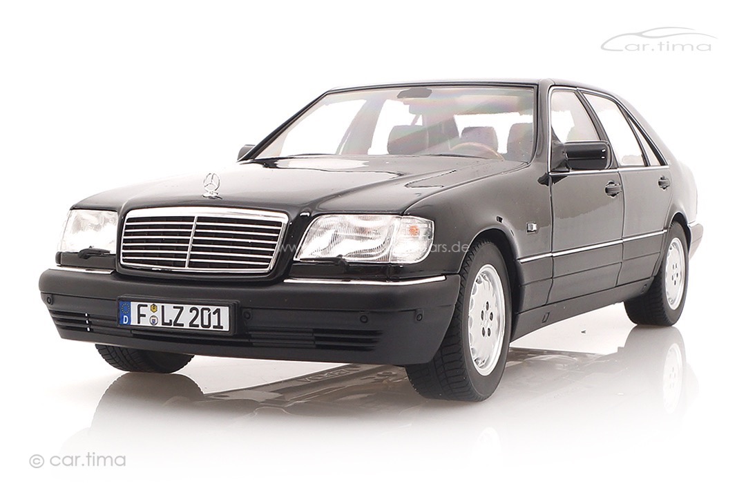 Mercedes-Benz S-Klasse S600 W140 Limousine Obsidian black met. Norev 1:18 183045
