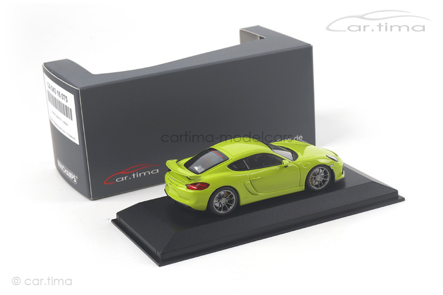 Porsche Cayman GT4 Lichtgrün Minichamps 1:43 CA04316075 Porsche Cayman GT4 Lichtgrün Minichamps 1:43 CA04316075