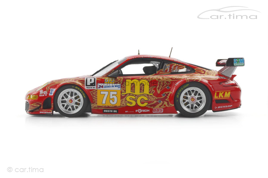 Porsche 911 (997) GT3 RSR 24h Le Mans 2009 O`Young/Hesnault Minichamps 1:43 400096975 Porsche 911 (997) GT3 RSR 24h Le Mans 2009 O`Young/Hesnault Minichamps 1:43 400096975