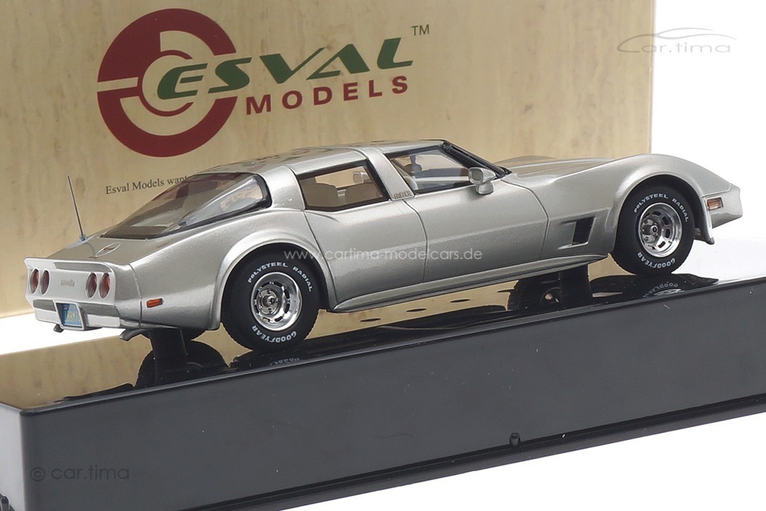 Chevrolet Corvette America 4 doors 1980 silber Esval 1:43 EMUS43010B Chevrolet Corvette America 4 doors 1980 silber Esval 1:43 EMUS43010B