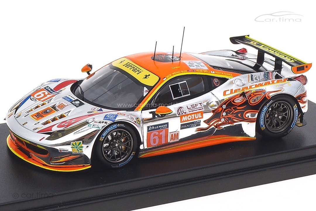 Ferrari 458 GT2 24h Le Mans 2016 Bell/Mok/Sawa LookSmart 1:43 LSLM037 Ferrari 458 GT2 24h Le Mans 2016 Bell/Mok/Sawa LookSmart 1:43 LSLM037