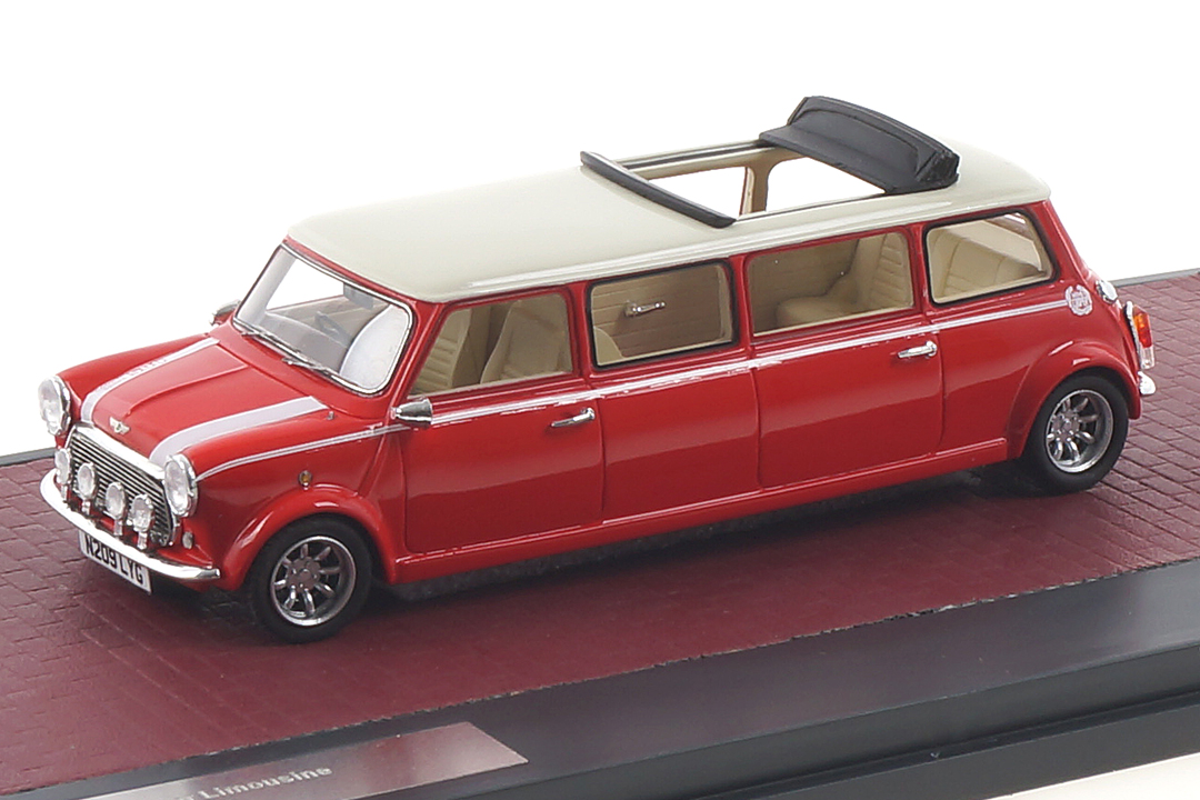 Mini Cooper Limousine weiß/rot Matrix 1:43 MX30110-031 Mini Cooper Limousine weiß/rot Matrix 1:43 MX30110-031