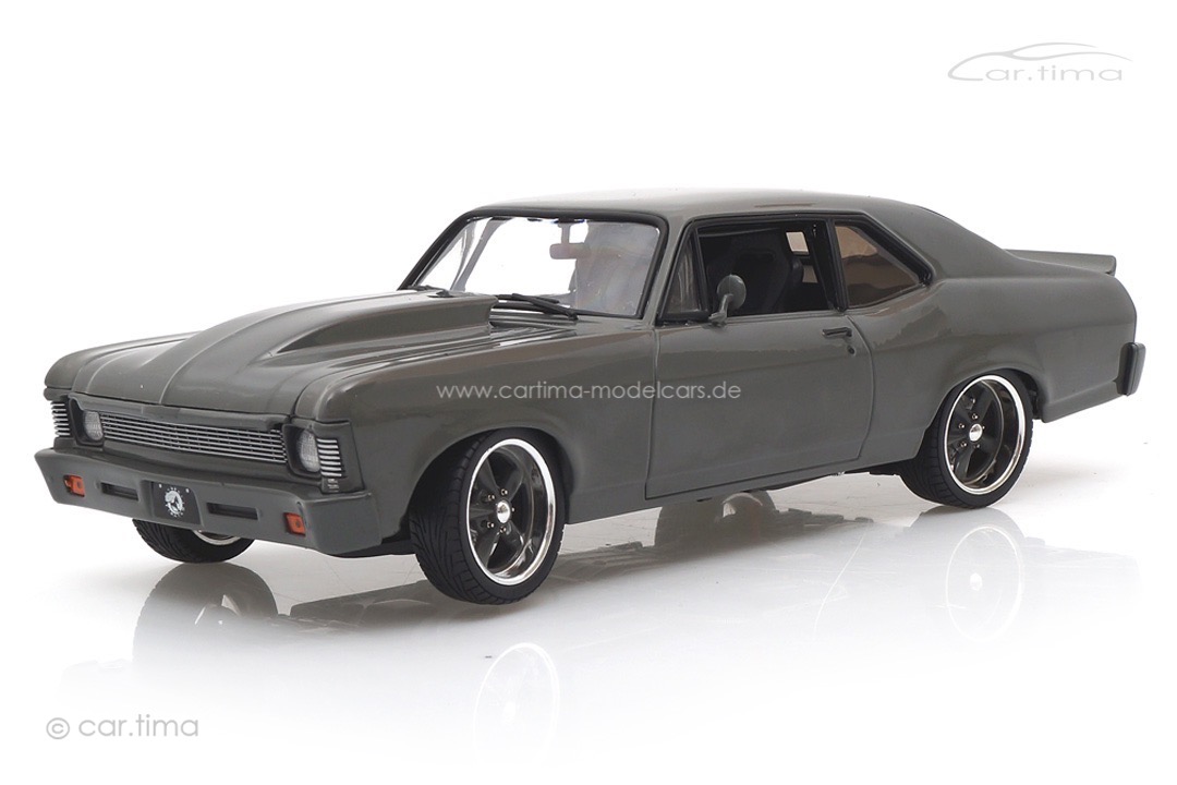 Chevrolet Nova Destroyer Coupe 1970 grau GMP 1:18 18957 Chevrolet Nova Destroyer Coupe 1970 grau GMP 1:18 18957