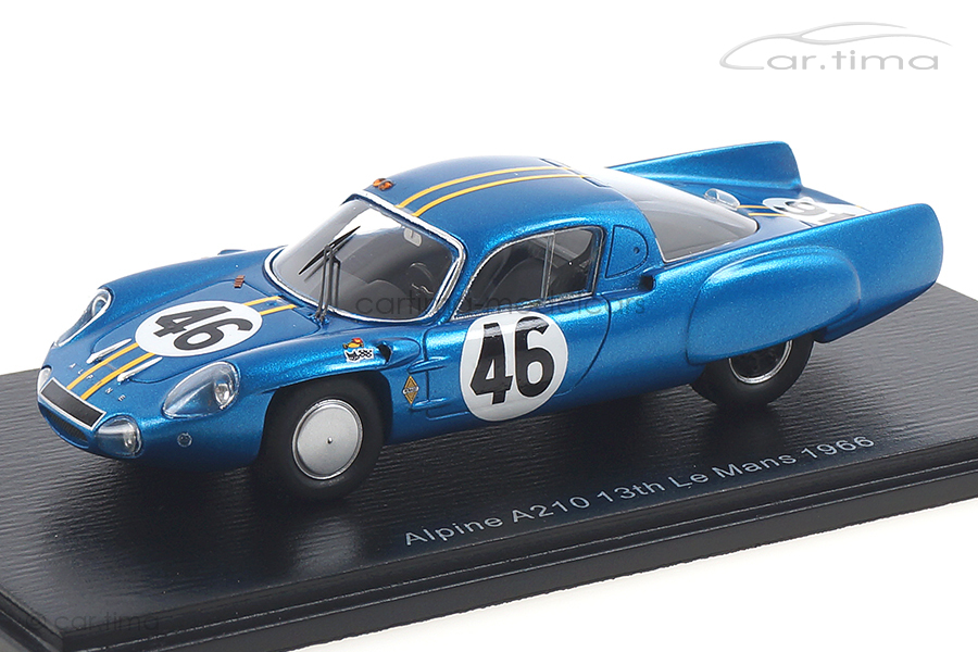 Alpine A210 24h Le Mans 1966 Bianchi/Vinatier Spark 1:43 S5475 Alpine A210 24h Le Mans 1966 Bianchi/Vinatier Spark 1:43 S5475