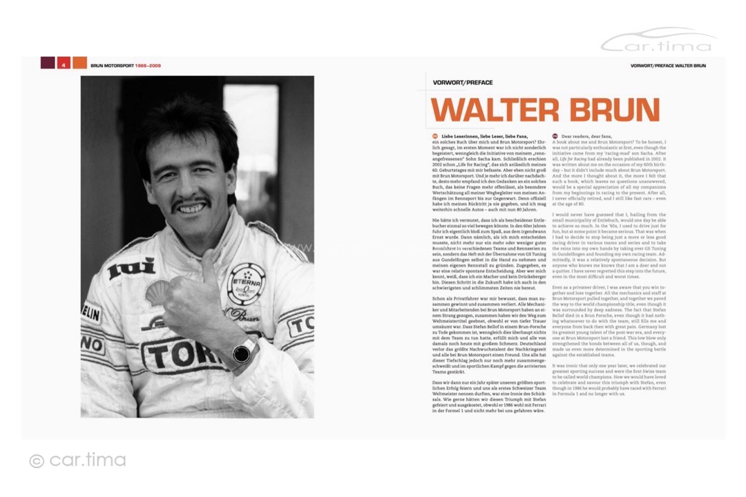 Buch/Book Brun Motorsport 1966–2009 Limited Edition B-SFV-Brun-LE Buch/Book Brun Motorsport 1966–2009 Limited Edition B-SFV-Brun-LE