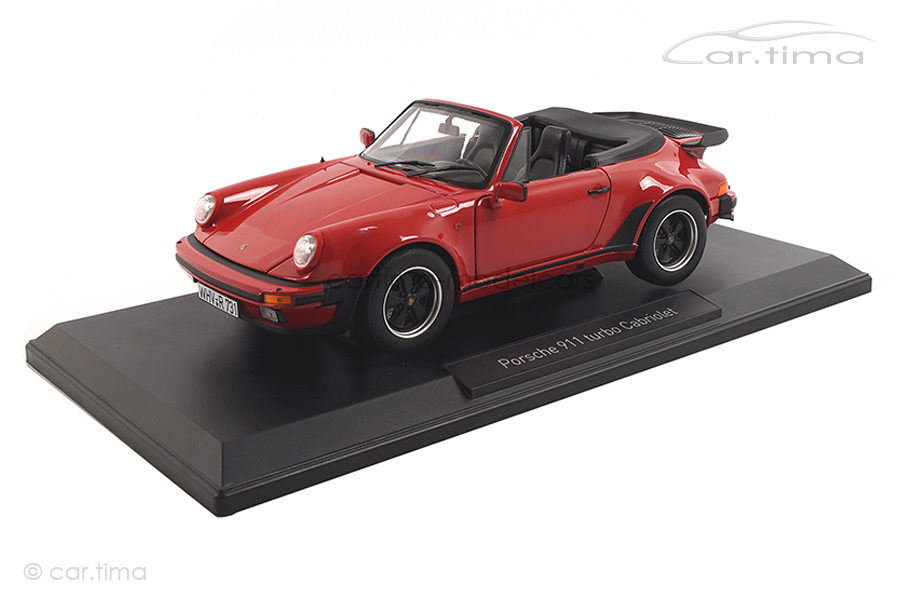 Porsche 911 (930) Turbo Cabriolet 3.3 Indischrot Norev 1:18 187664 Porsche 911 (930) Turbo Cabriolet 3.3 Indischrot Norev 1:18 187664