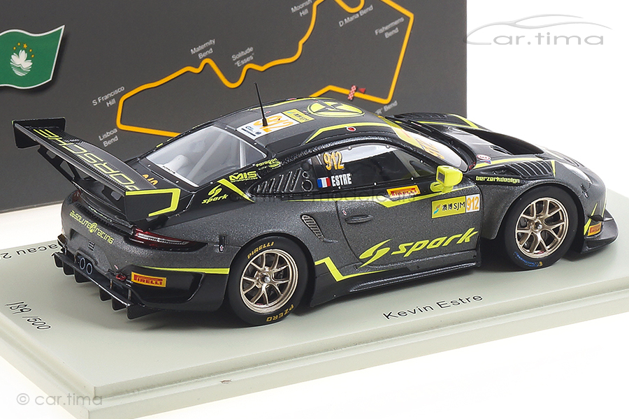 Porsche 911 GT3 R Macau 2019 Kévin Estre Spark 1:43 SA223 Porsche 911 GT3 R Macau 2019 Kévin Estre Spark 1:43 SA223