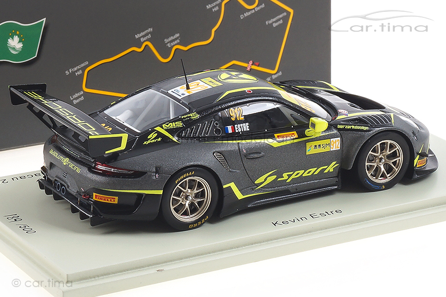 Porsche 911 GT3 R Macau 2019 Kévin Estre Spark 1:43 SA223