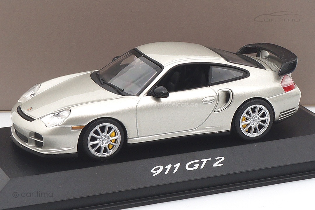 Porsche 911 (996) GT2 Silber Minichamps 1:43 WAP02011915