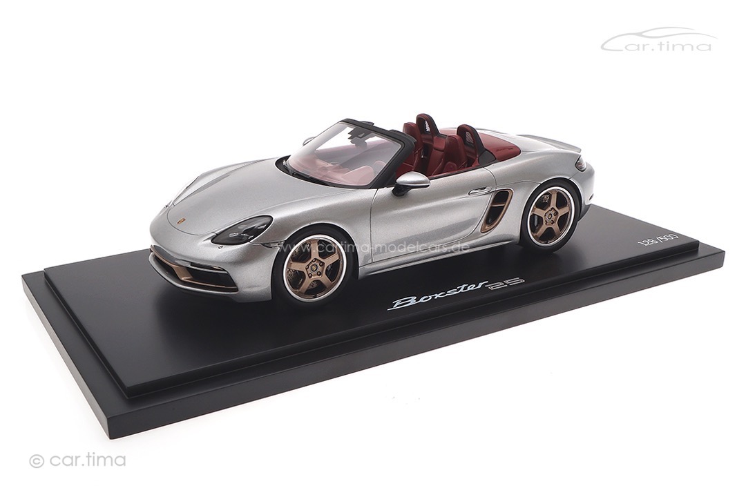 Porsche Boxster 982 25 Jahre Sondermodell GT-Silber Spark 1:18 WAP0212020NB25