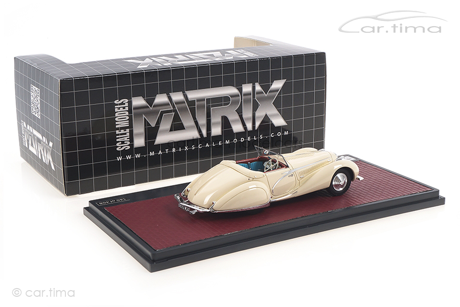 Talbot-Lago T150C Cabriolet Figoni & Falaschi 1936 weiß Matrix 1:43 MX41904-031 Talbot-Lago T150C Cabriolet Figoni & Falaschi 1936 weiß Matrix 1:43 MX41904-031