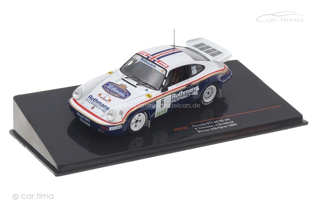 Porsche 911 SC/RS Winner Rallye 24h Ypres 1984 Toivonen/Grindrod IXO 1:43 RAC335LQ