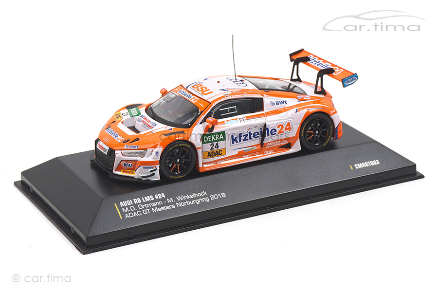Audi R8 LMS ADAC GT Masters 2018 Ortmann/Winkelhock IXO 1:43 CMRGT003 Audi R8 LMS ADAC GT Masters 2018 Ortmann/Winkelhock IXO 1:43 CMRGT003