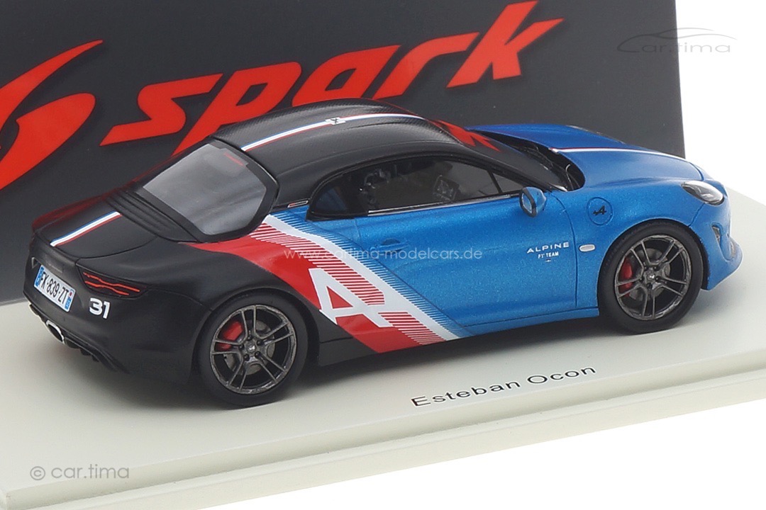Alpine A110 Trackside GP Monza 2021 Esteban Ocon Spark 1:43 S6592 Alpine A110 Trackside GP Monza 2021 Esteban Ocon Spark 1:43 S6592