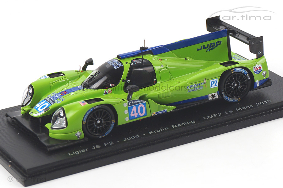 Ligier JS P2-Judd 24h Le Mans 2015 Barbosa/Krohn/Jönsson Spark 1:43 S4654 Ligier JS P2-Judd 24h Le Mans 2015 Barbosa/Krohn/Jönsson Spark 1:43 S4654
